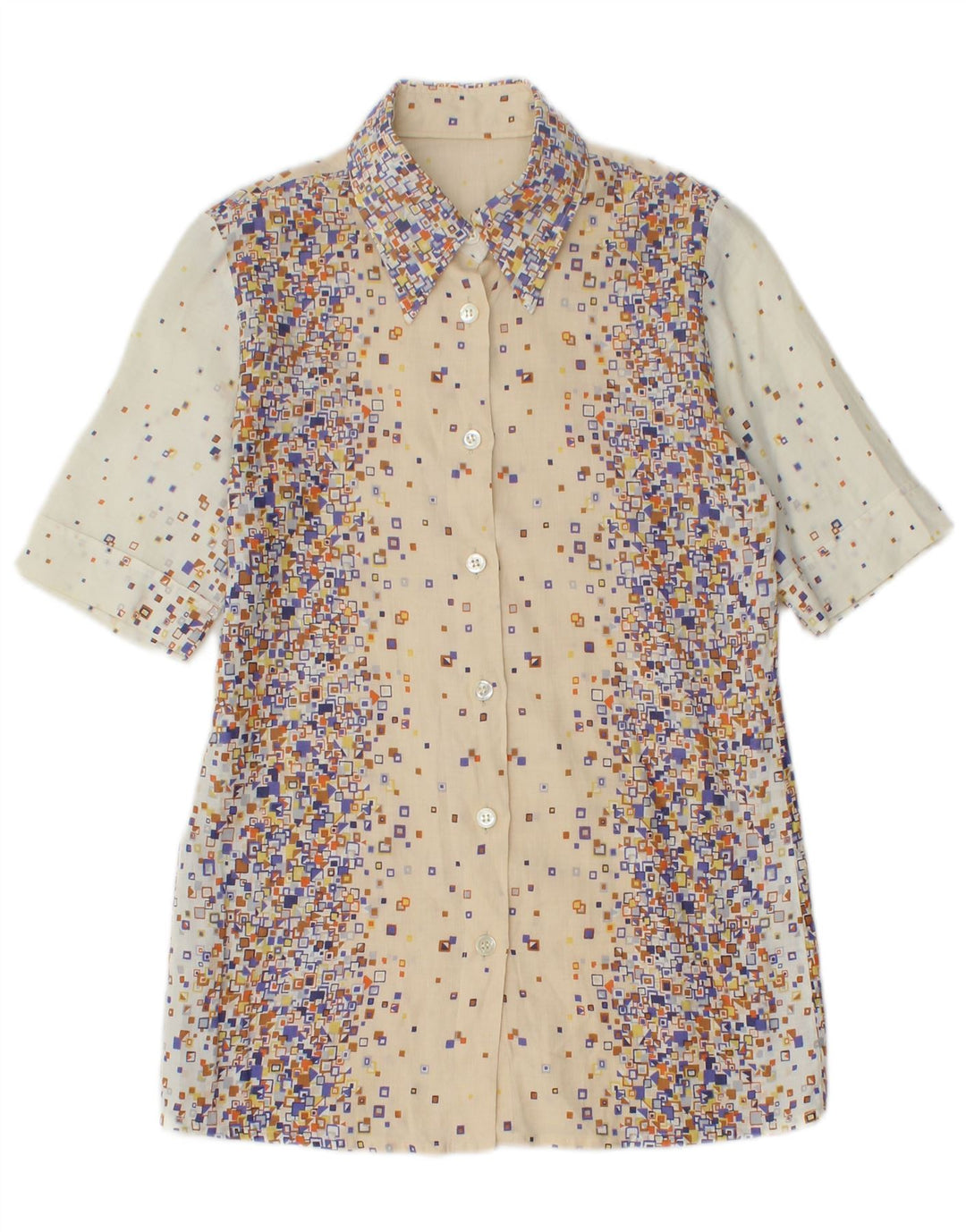 Set fuste 2 piese PANCALDI & B pentru femei UK 4 XS W24 bumbac geometric bej