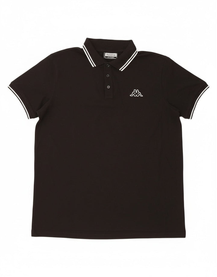 Cămașă polo pentru bărbați Kappa XL negru
