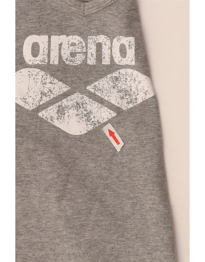 Arena pentru femei, cu grafică, cu mânecă lungă, UK 14, mare, gri pete