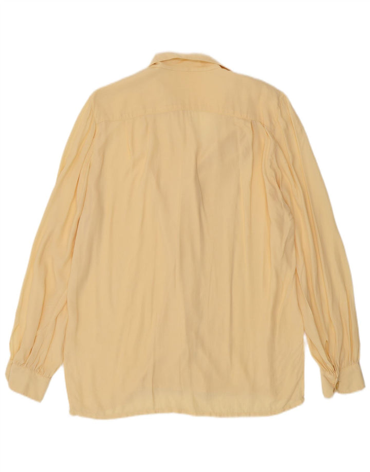 Cămașă Vintage pentru femei UK 16 Large Yellow