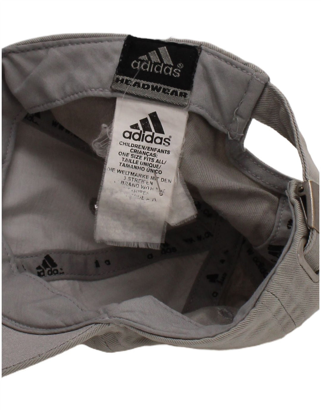 Şapcă de baseball cu grafică Adidas pentru băieţi, mărime, bumbac gri