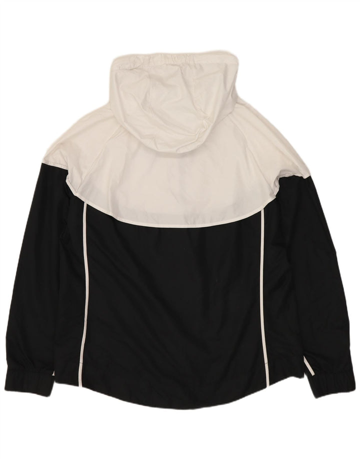 Jachetă de ploaie cu glugă NIKE pentru bărbați UK 40, mare, negru, poliester