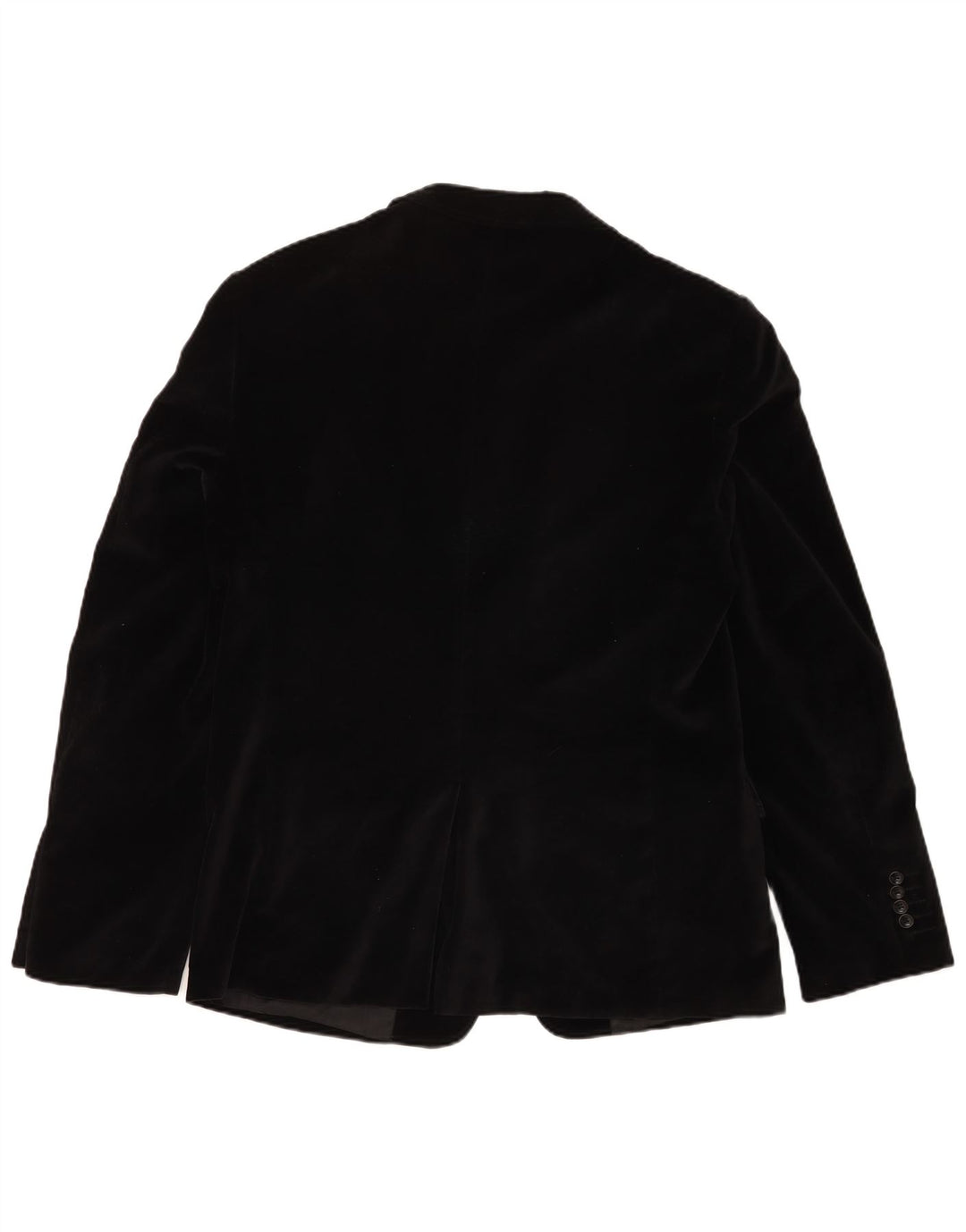 Jachetă pentru bărbați Calliope din catifea cu 2 nasturi IT 52 XL bumbac negru