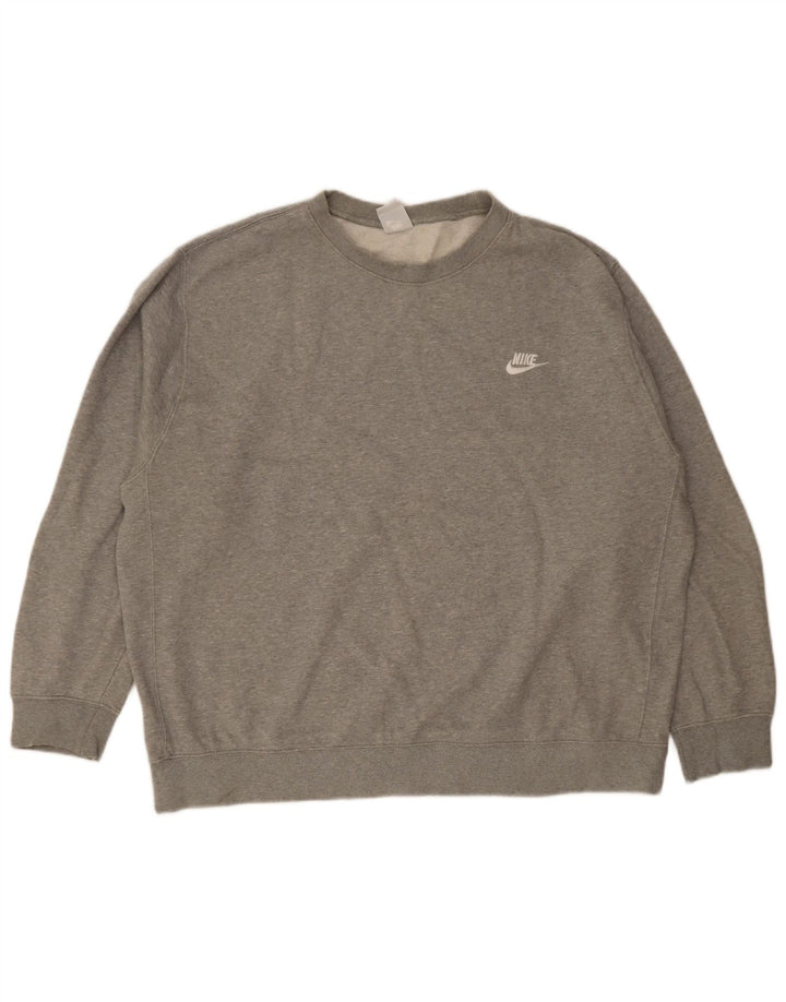 Pulover Nike pentru bărbați, 2XL, bumbac cu pete gri