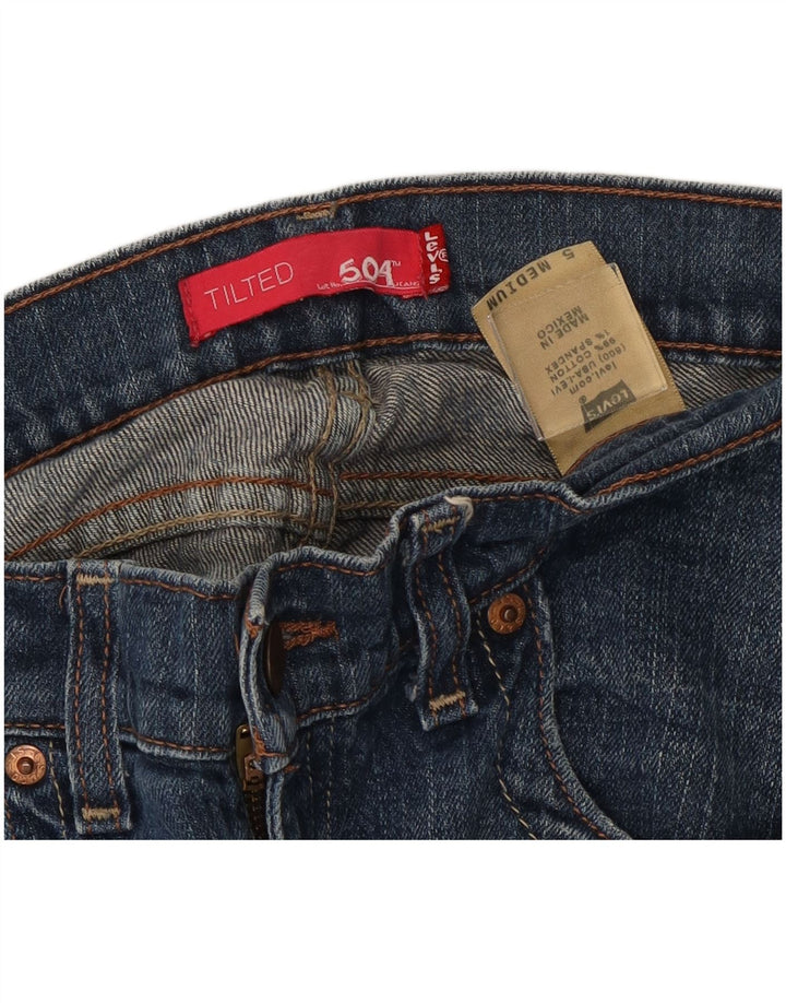 Blugi Levi's pentru femei 504 Tilted Slim US 5 Medium W30 L32 Blue Bumbac