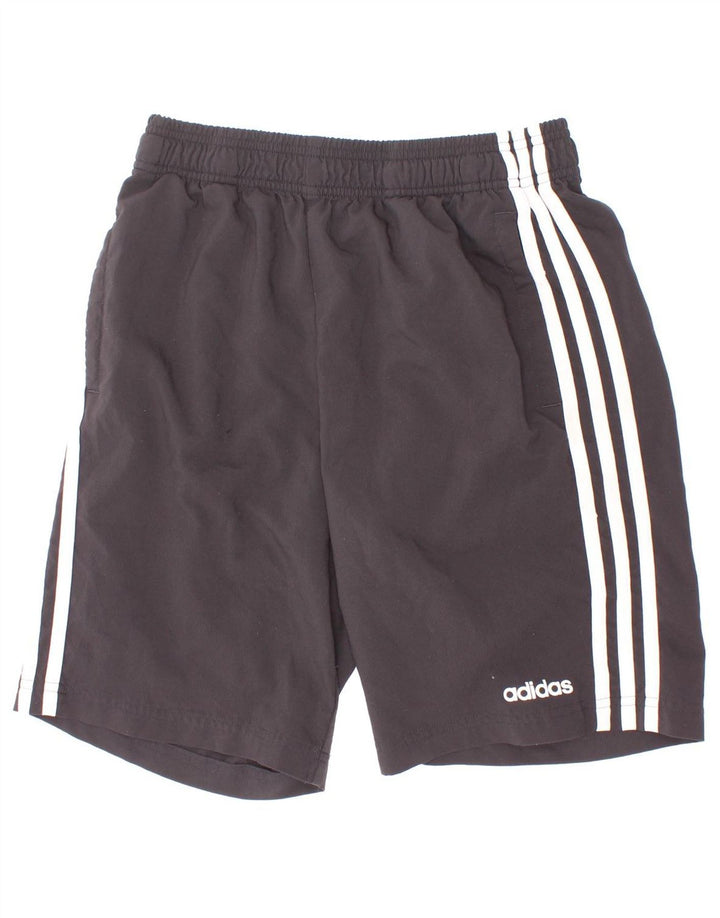 Pantaloni scurți sport adidas băieți 13-14 ani poliester negru