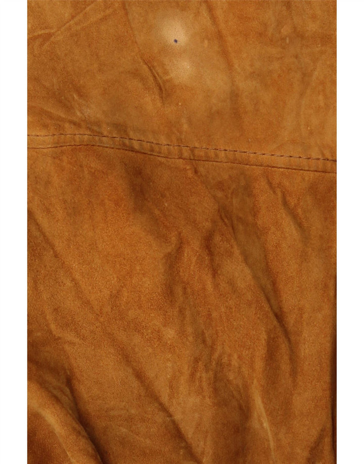 Bomber VINTAGE pentru bărbați din piele intoarsa UK 38 Bej mediu