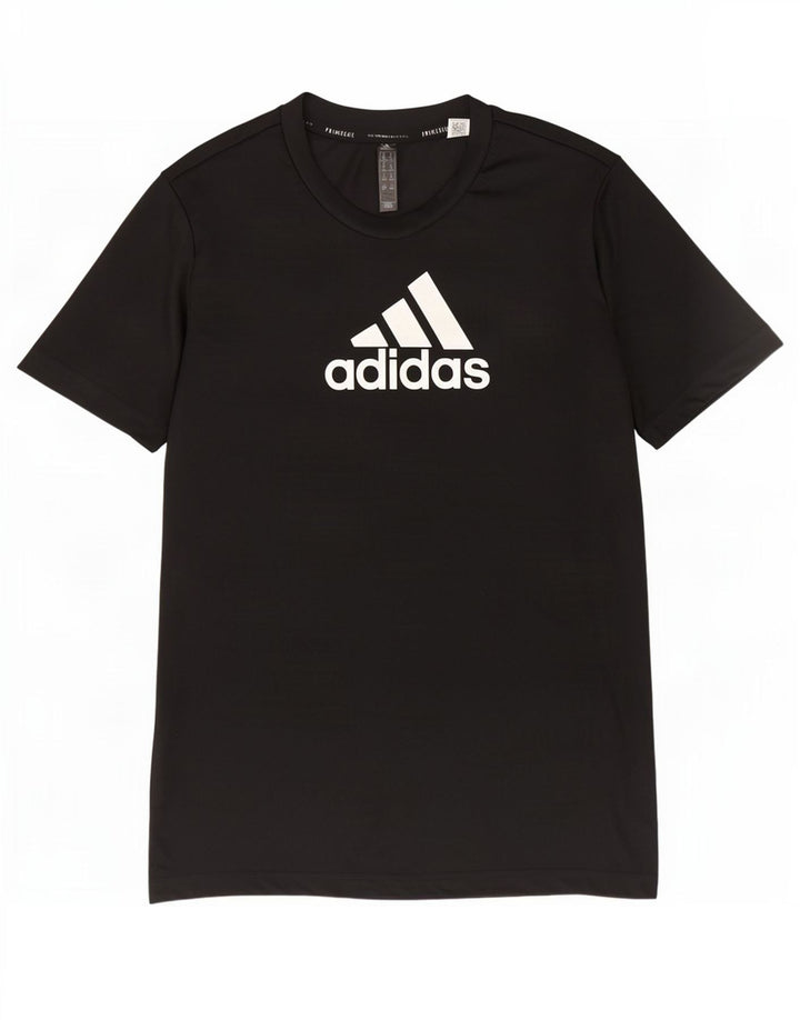 Tricou grafic Adidas pentru femei Top UK 12/14 Poliester mediu negru