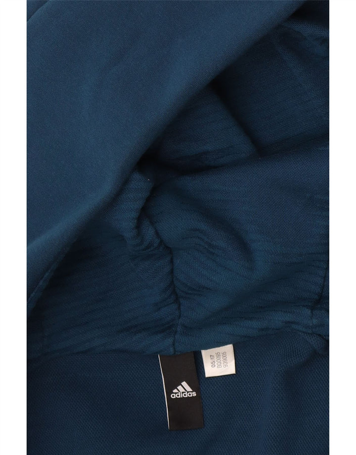 Pulover ADIDAS pentru bărbați, cu fermoar, bleumarin mediu