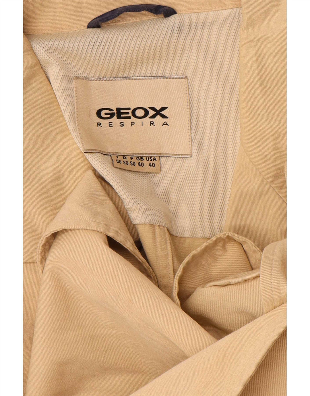 Jachetă pentru bărbați Geox Respira 3 Button Blazer UK 40, mare, bej, bumbac