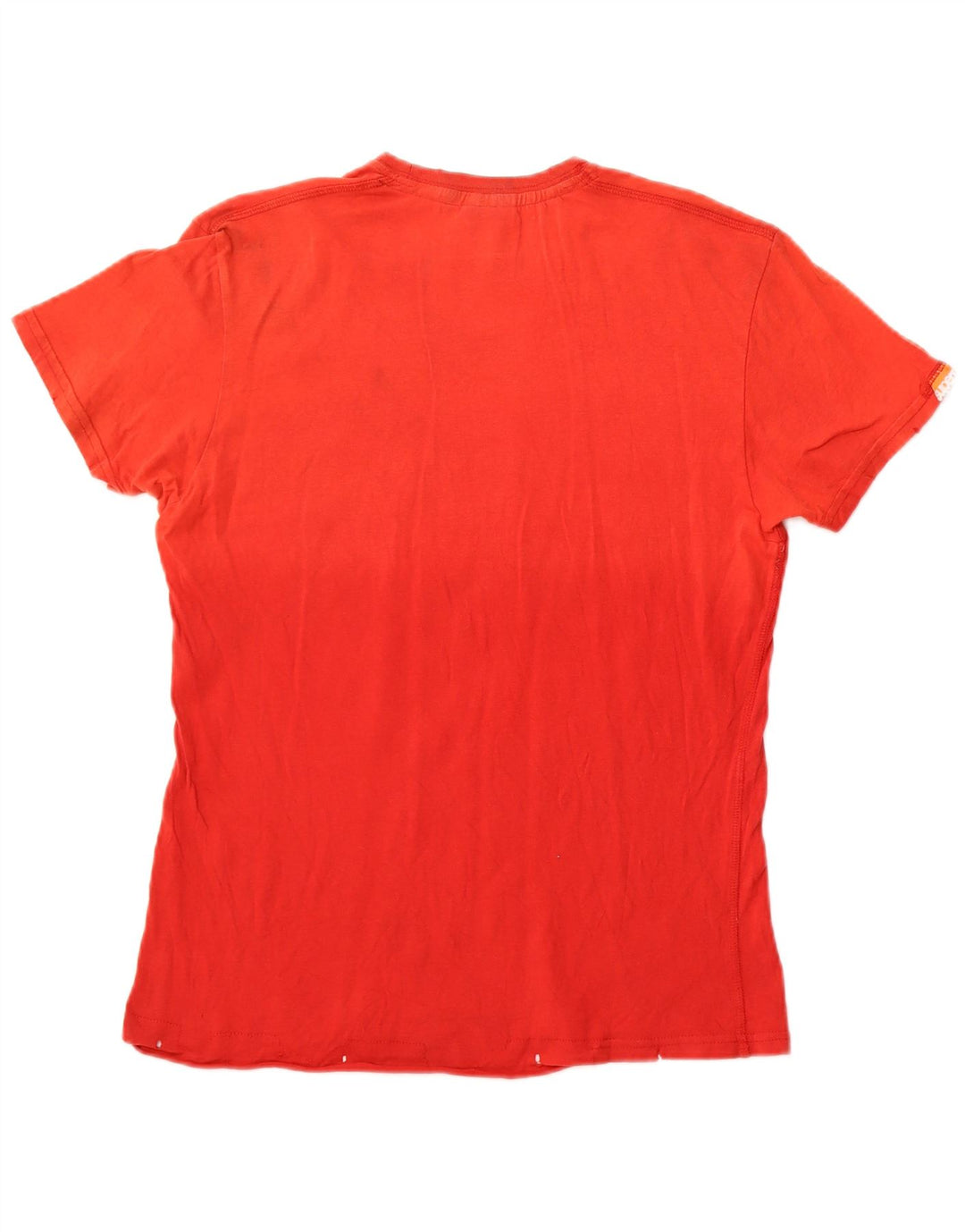 SUPERDRY Tricou cu grafic pentru femei Top UK 12 Medium Red Bumbac