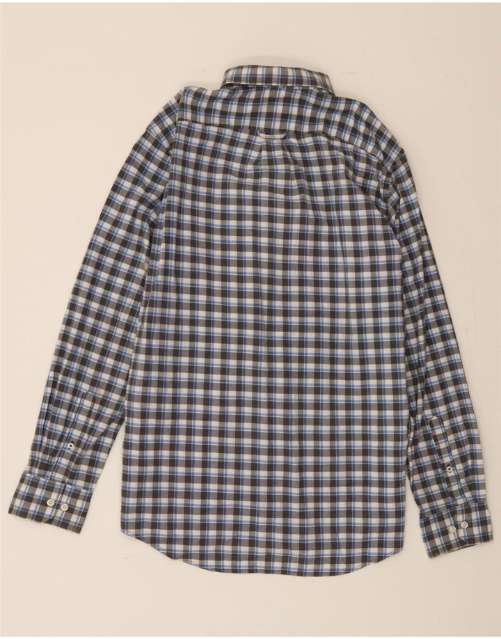 IZOD Mens Shirt Large Grey Check Cotton Vintage Izod and Second-Hand Izod from Messina Hembry 