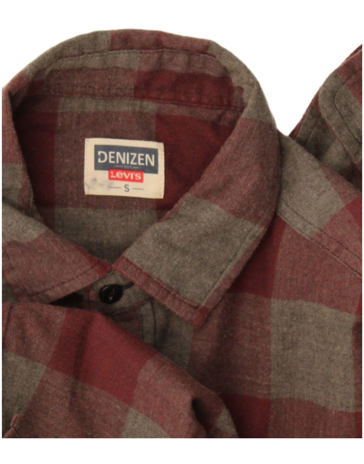 Cămașă de flanel Denizen Levi's pentru bărbați, gri mică