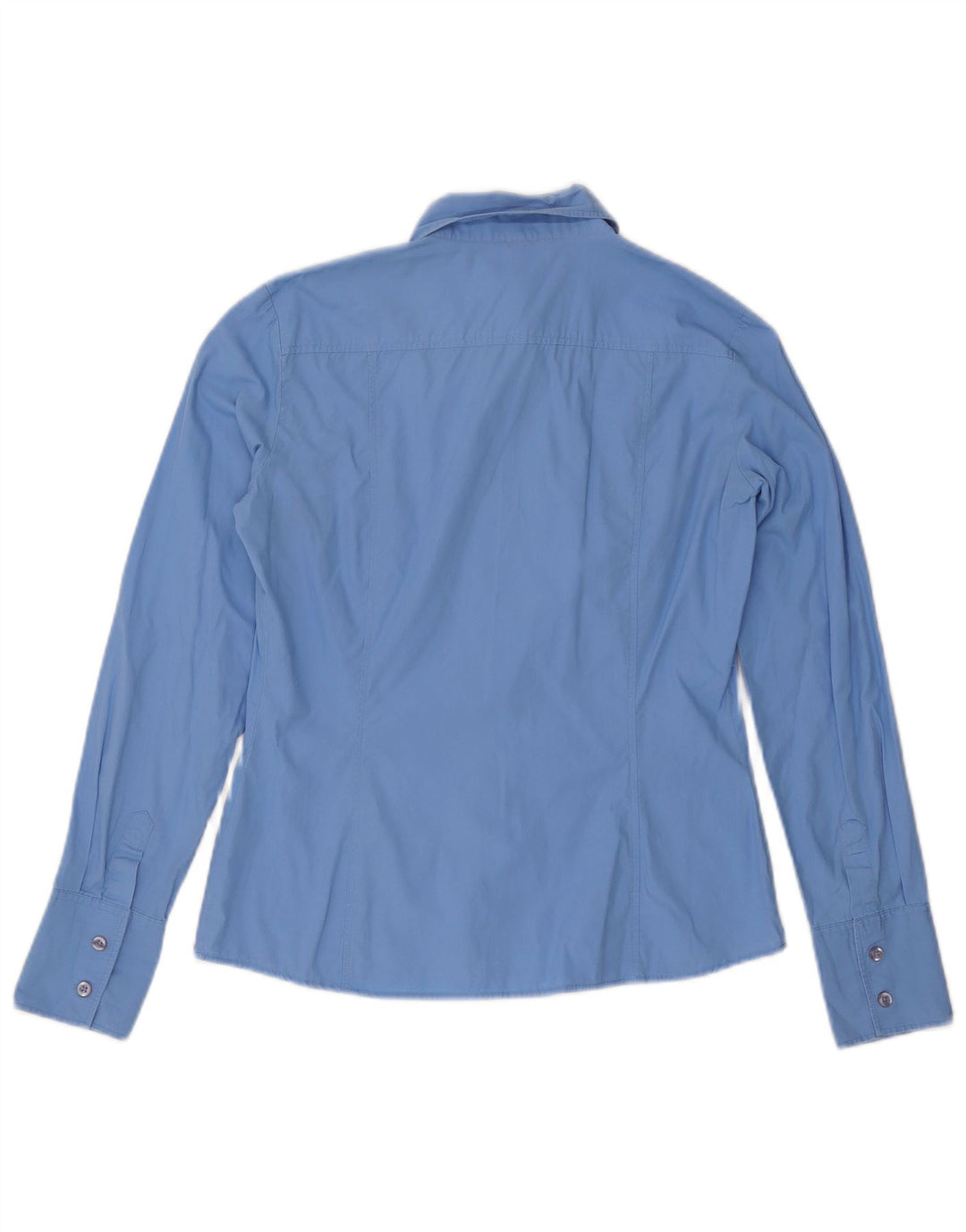 Cămașă Benetton pentru femei UK 14 Medium Blue Bumbac