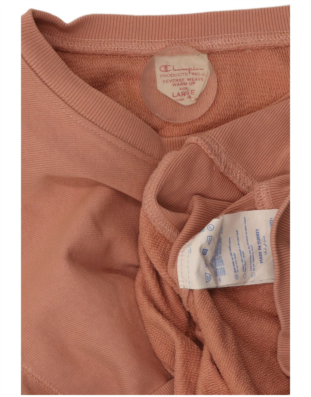 Pulover pentru femei Champion UK 14, bumbac, roz mare