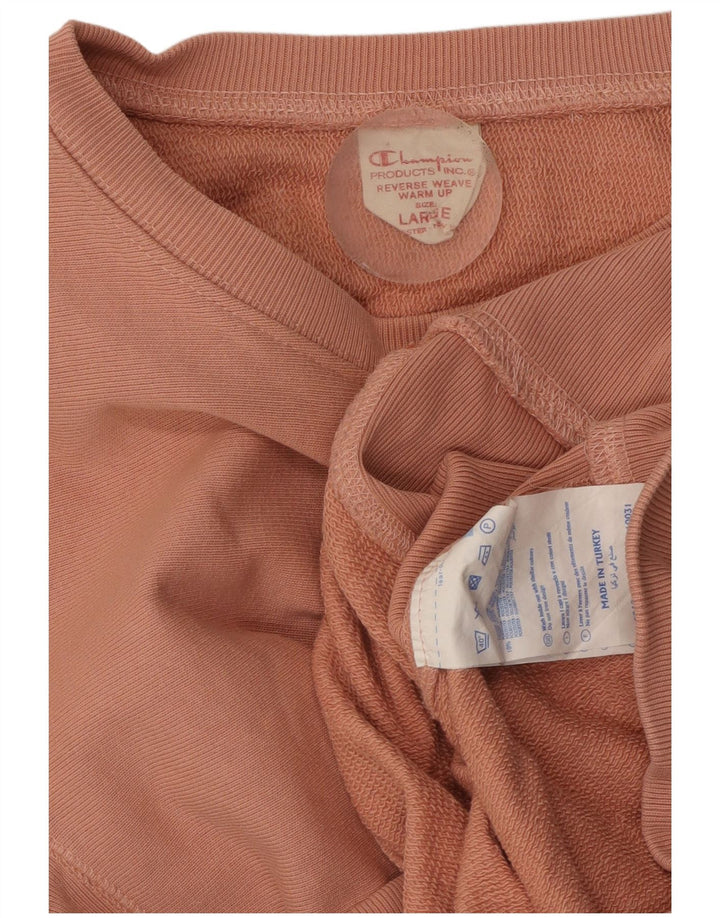 Pulover pentru femei Champion UK 14, bumbac, roz mare