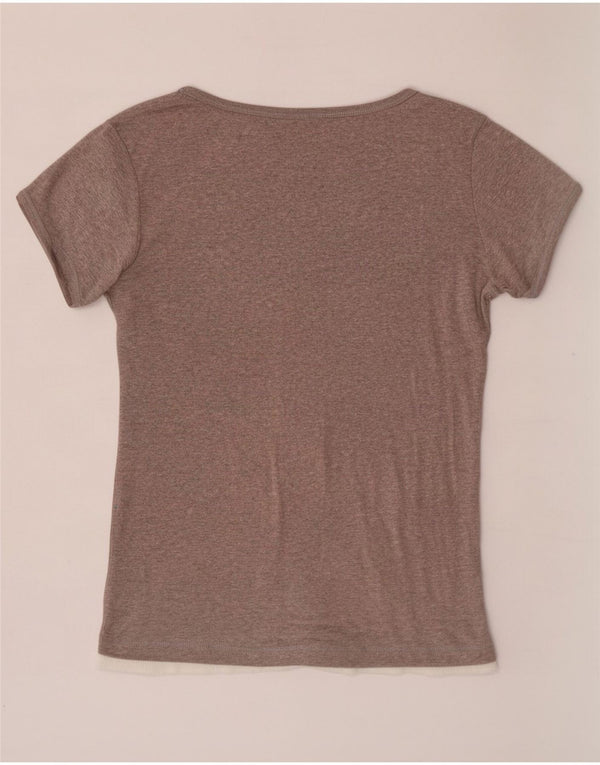 Tricou Champion pentru femei Top UK 14 Large Gri Colorblock
