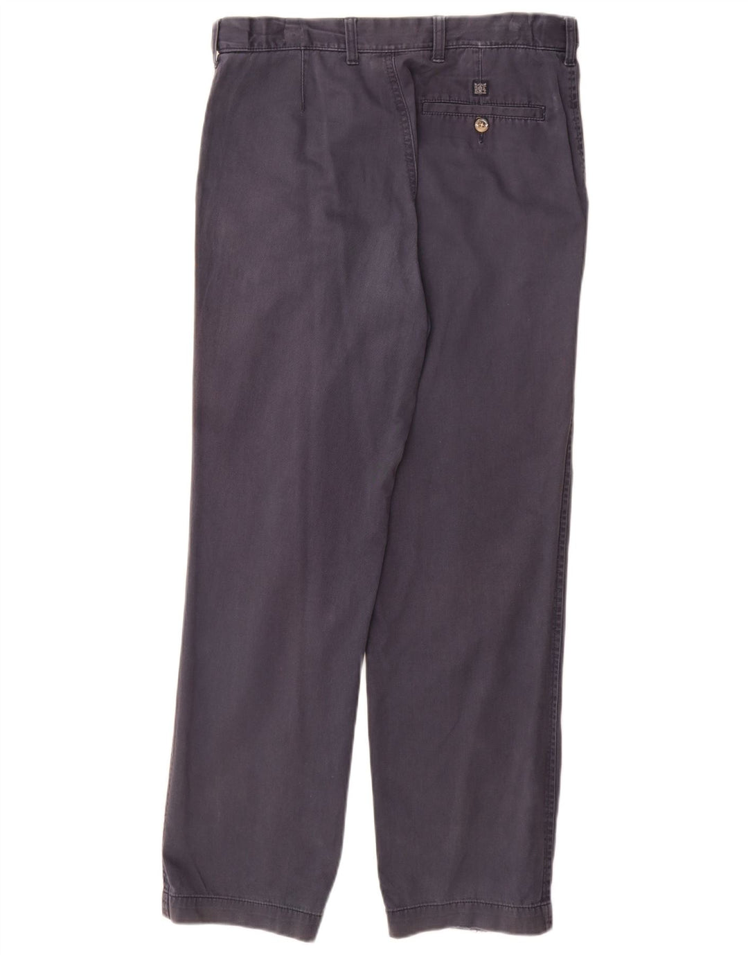 Pantaloni chino obișnuiți pentru bărbați Marks & Spencer L32 L31 bumbac bleumarin