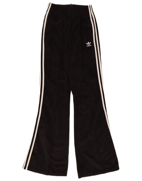 Adidas Womens Tracksuit Trousers UK 6 XS  Black Polyester