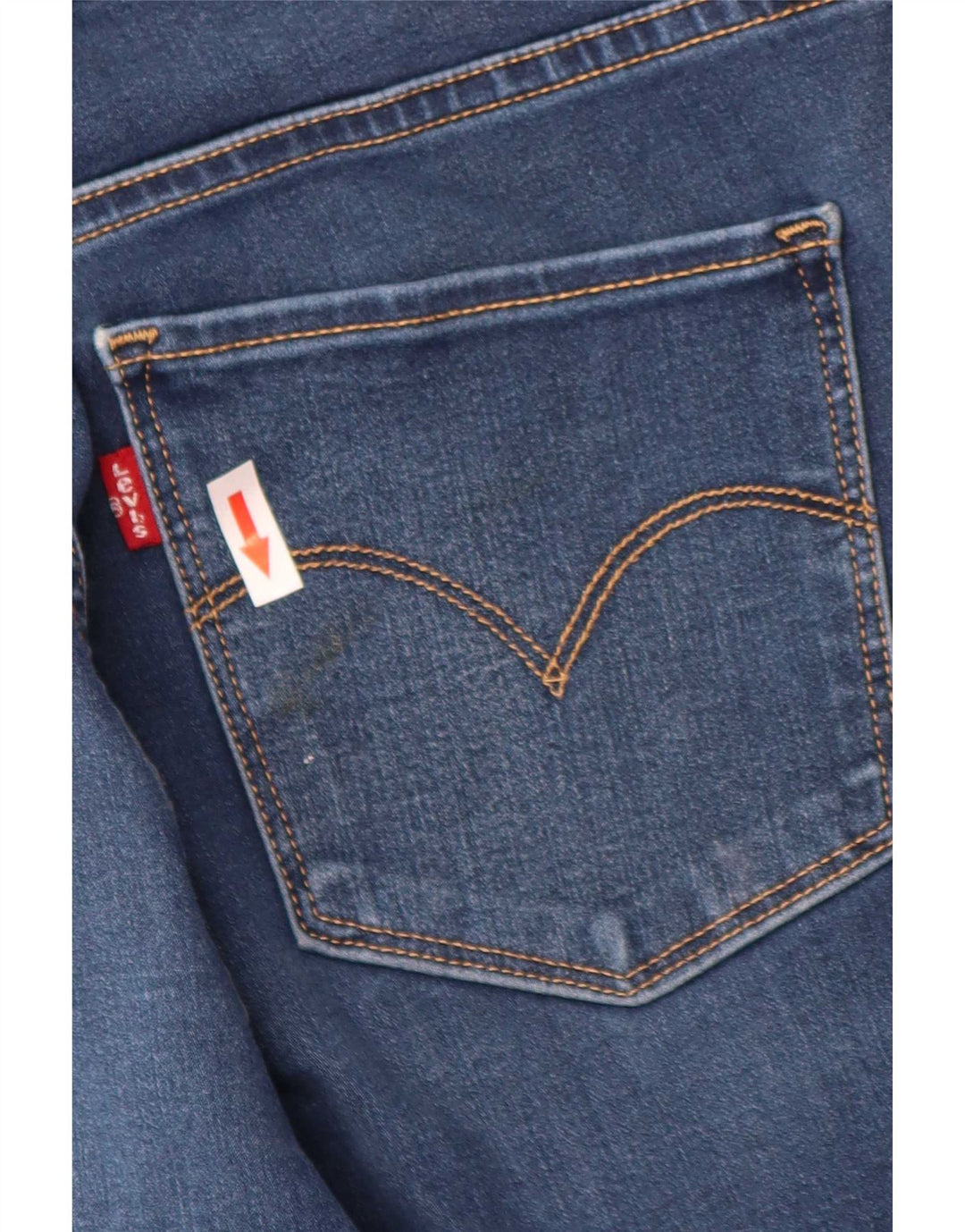 Blugi drepți modelați 314 pentru femei Levi's L30 L31 Bumbac albastru
