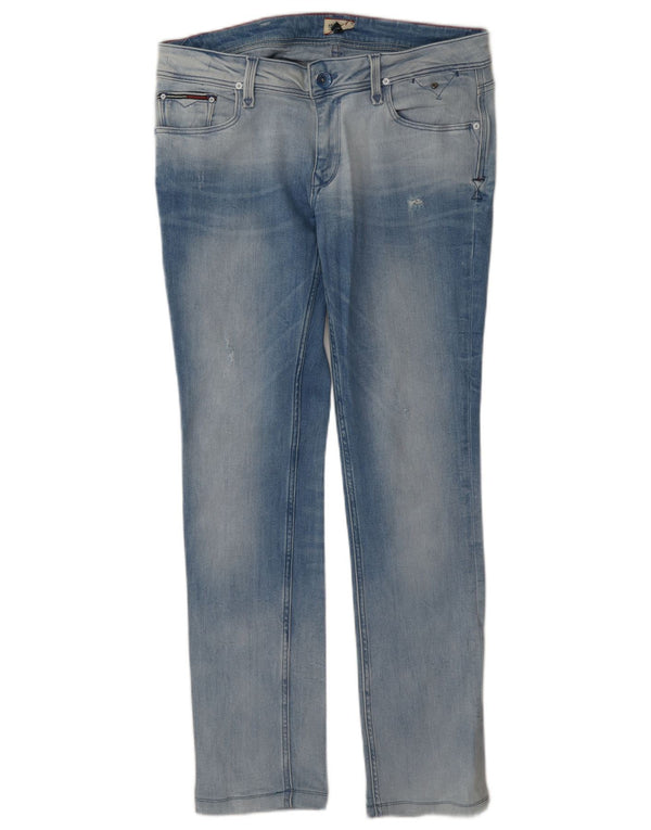 Blugi slim pentru femei Tommy Hilfiger W30 L30 bumbac albastru
