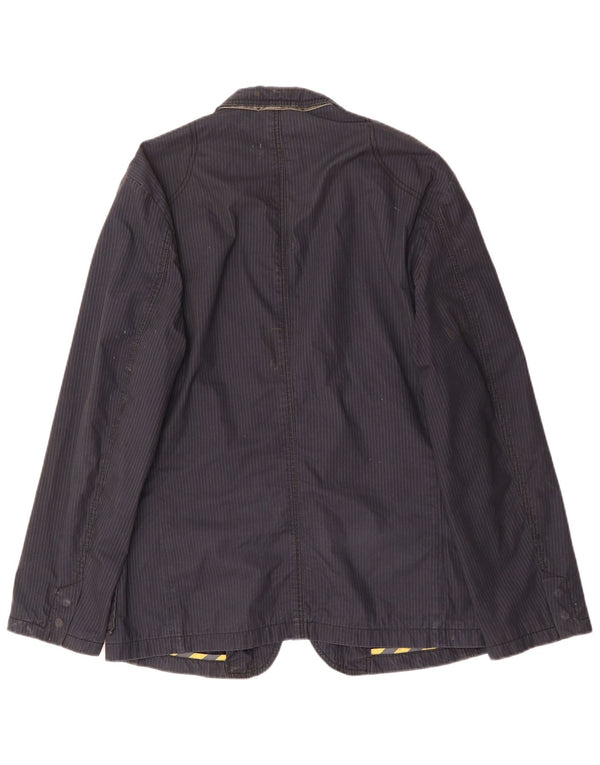 Jachetă blazer pentru bărbați Camel Active, cu 2 nasturi, UK 40, mare, bleumarin, cu dungi