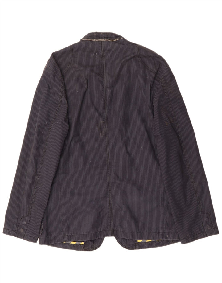 Jachetă blazer pentru bărbați Camel Active, cu 2 nasturi, UK 40, mare, bleumarin, cu dungi