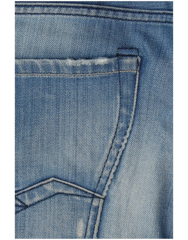 Pantaloni scurți din denim Waitom pentru bărbați Replay W33, mare, albastru, bumbac