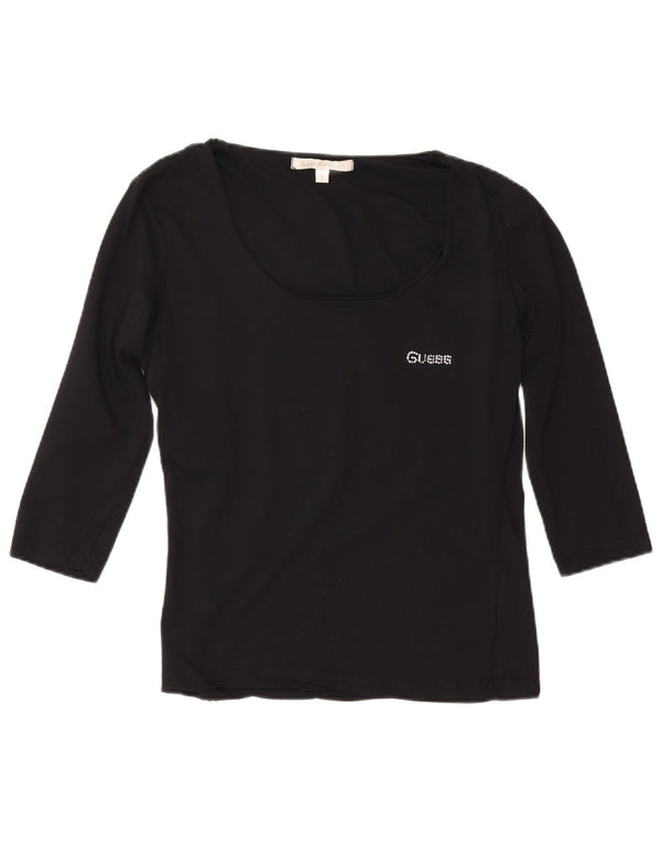 Top pentru femei Guess cu mâneci 3/4 Mărimea 3 XS negru