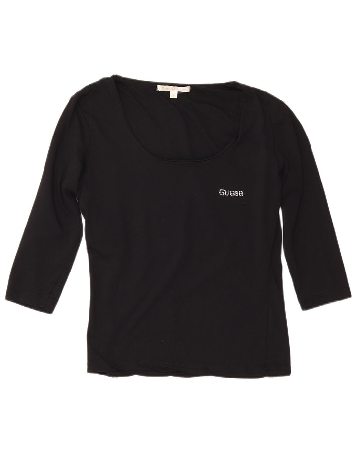 Top pentru femei Guess cu mâneci 3/4 Mărimea 3 XS negru