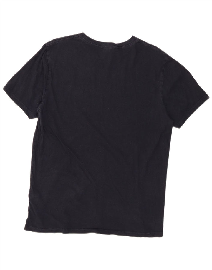 Tricou pentru bărbați Reiss Top mare din bumbac negru
