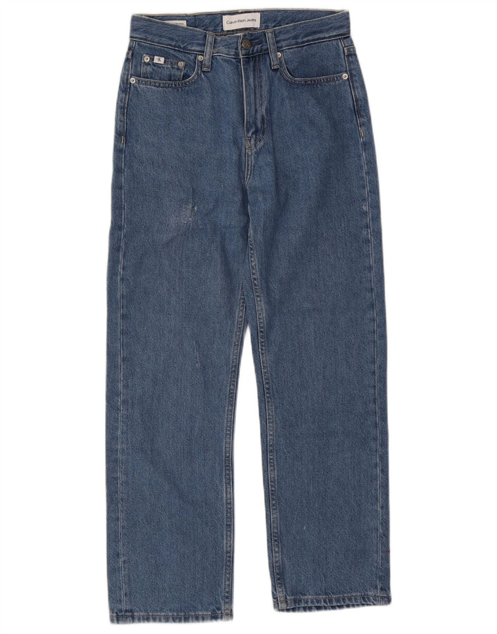 Blugi drepti pentru femei CALVIN KLEIN W26 L27 Albastru
