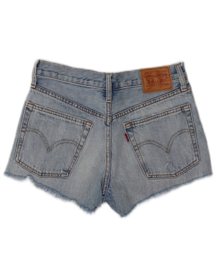 Pantaloni scurți din blugi 501 Distressed LEVI'S W24 XS Bumbac albastru