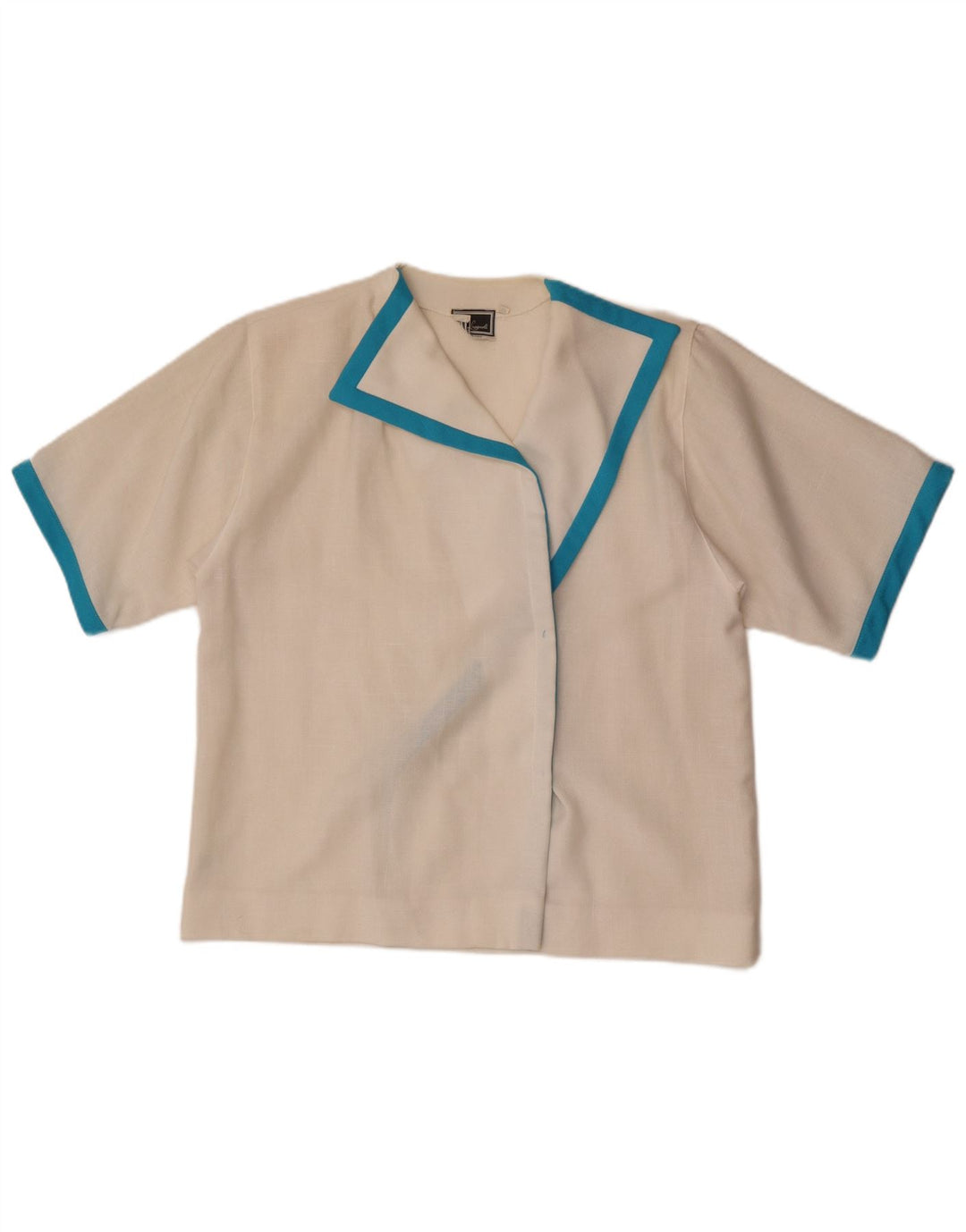 Top cardigan pentru femei Luisa Spagnoli IT 46, mare, alb, poliester color bloc