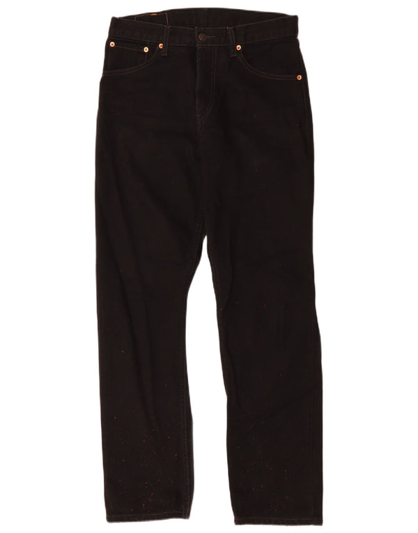 Blugi drepti pentru bărbați Levi's 521 W30 L32 bumbac negru