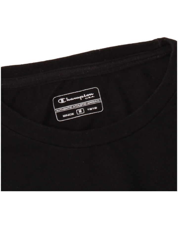 Top pentru femei CHAMPION cu mânecă lungă UK 14 Medium Negru