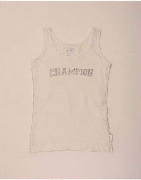 Vesta grafică Champion Fete Top 13-14 Ani XL Alb