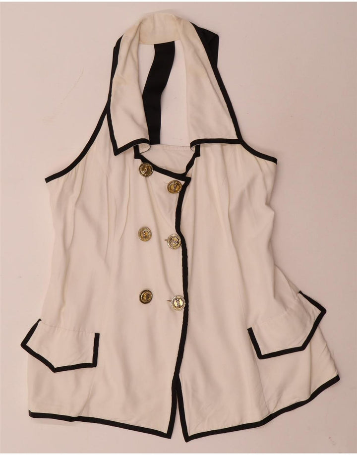 Joseph Ribkoff Gilet pentru femei UK 16 Large White Viscose