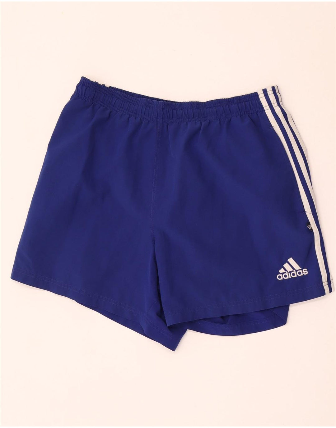 Pantaloni scurți sport Adidas pentru bărbați, poliester mediu bleumarin