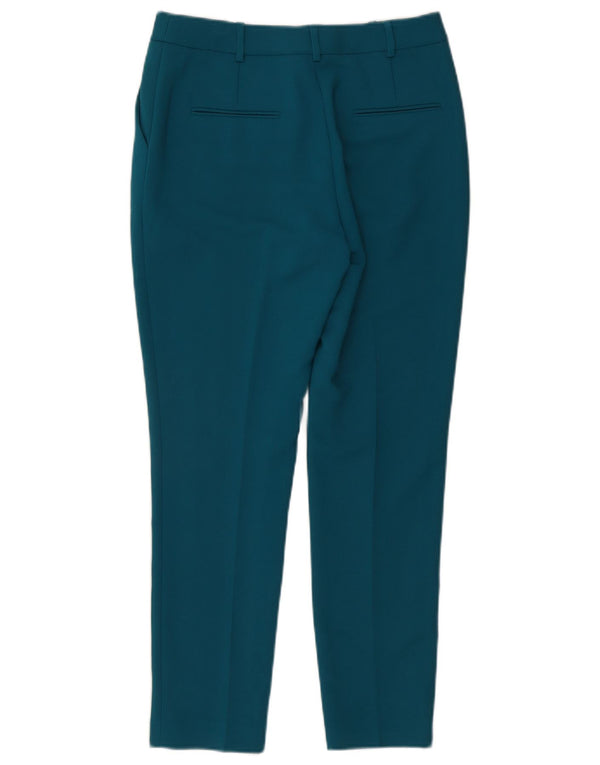 Pantaloni chino subțiri Hobbs pentru femei UK 10 Small W27 L28 Blue Poliester