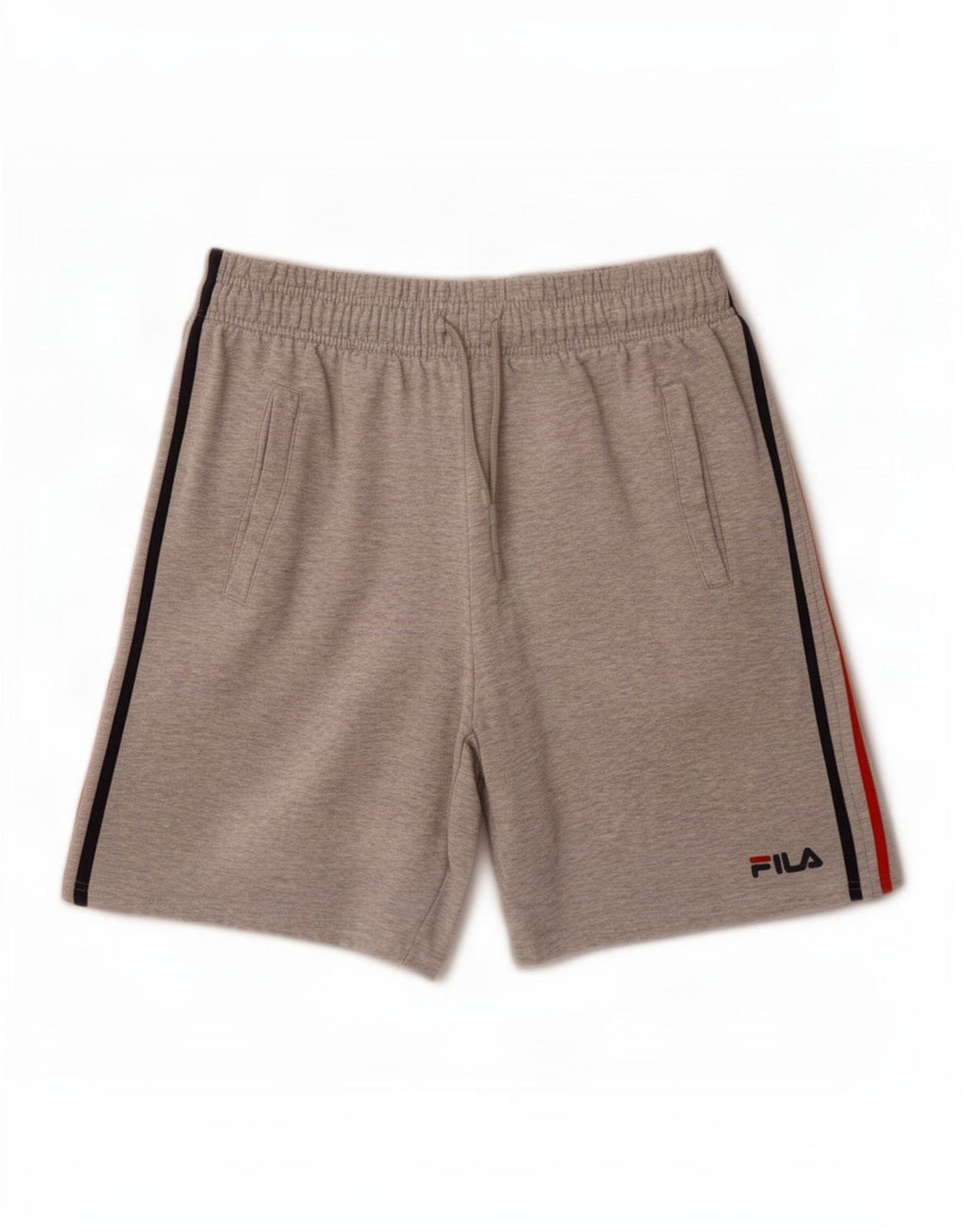 Pantaloni scurți sport Fila pentru bărbați, bumbac cu pete gri medii