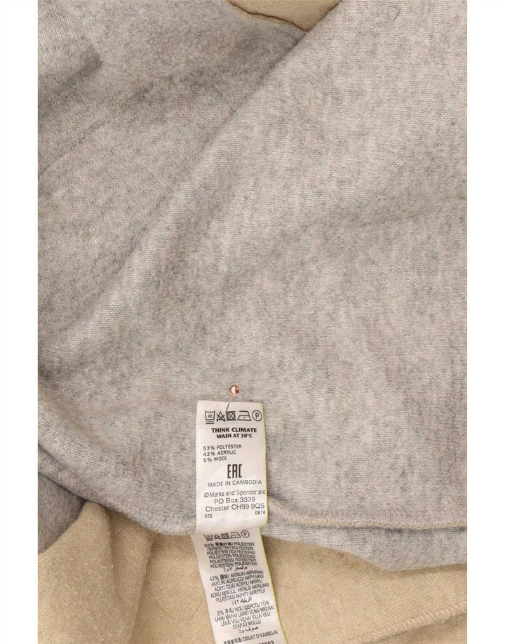 Palton deschis pentru femei Marks & Spencer UK 14 Poliester mediu gri
