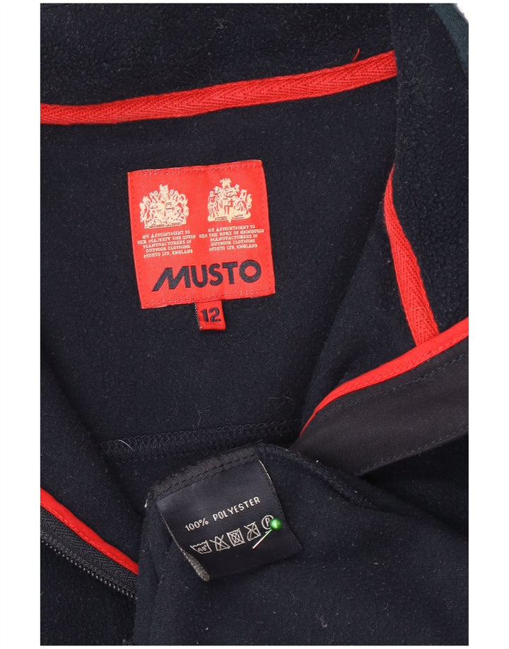 Jachetă pentru femei Musto Fleece UK 12 Medium Bleumarin Poliester