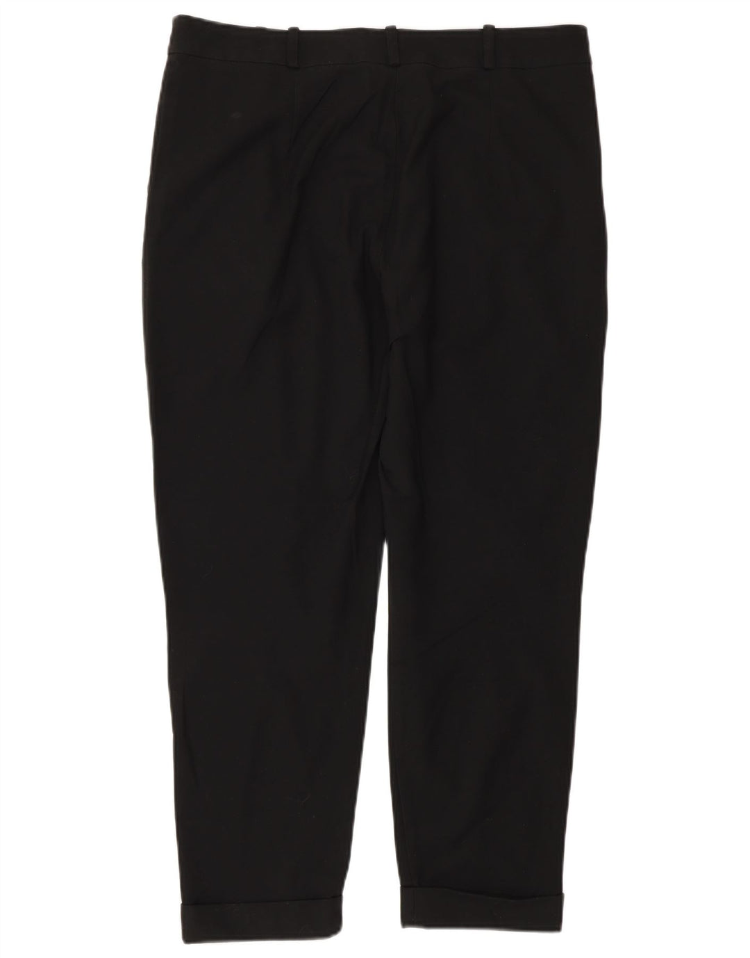Pantaloni tăiați conici pentru femei Zara EU 40 Mediu L30 L25 Poliester negru