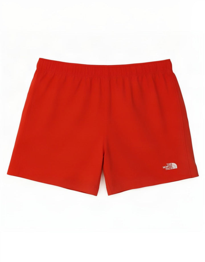 Pantaloni scurți sport pentru bărbați The North Face, poliester roșu mediu