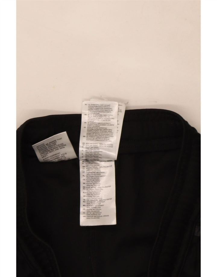 Pantaloni de trening Adidas Climalite pentru bărbați, poliester negru mic