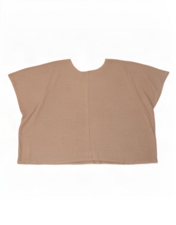 Bluză supradimensionată pentru femei Zara UK 14 Medium Bej Viscoză