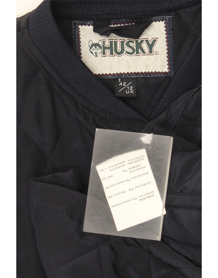 Jachetă matlasată pentru femei Husky UK 12 Medium Bleumarin Poliester