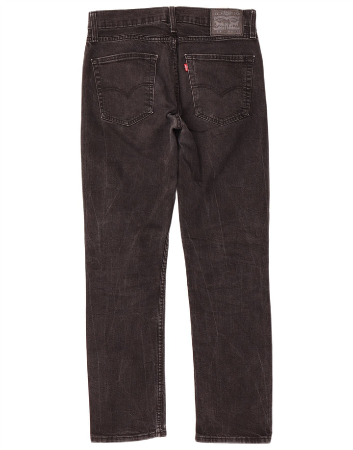 Blugi drepti pentru bărbați Levi's 514 W31 L32 bumbac negru