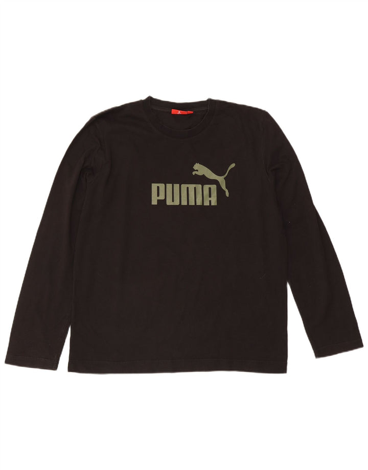 Tricou cu mânecă lungă Puma pentru bărbați, negru